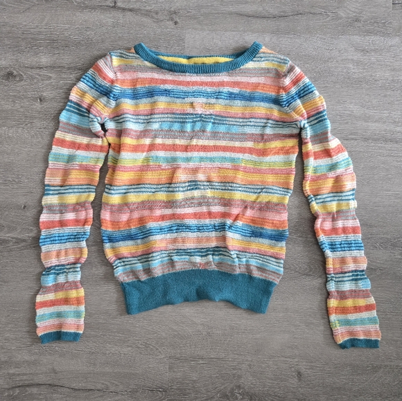 Anthropologie multicolored pullover sweater - Picture 1 of 6